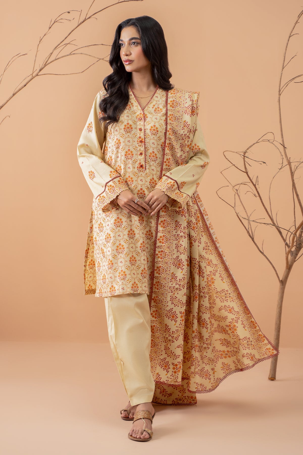 Kayseria | Winter Khaddar 24 | C6051-1-A by Kayseria - Designer Dress - Type: Ladies Clothes - Available at Libayah - 100% Original
