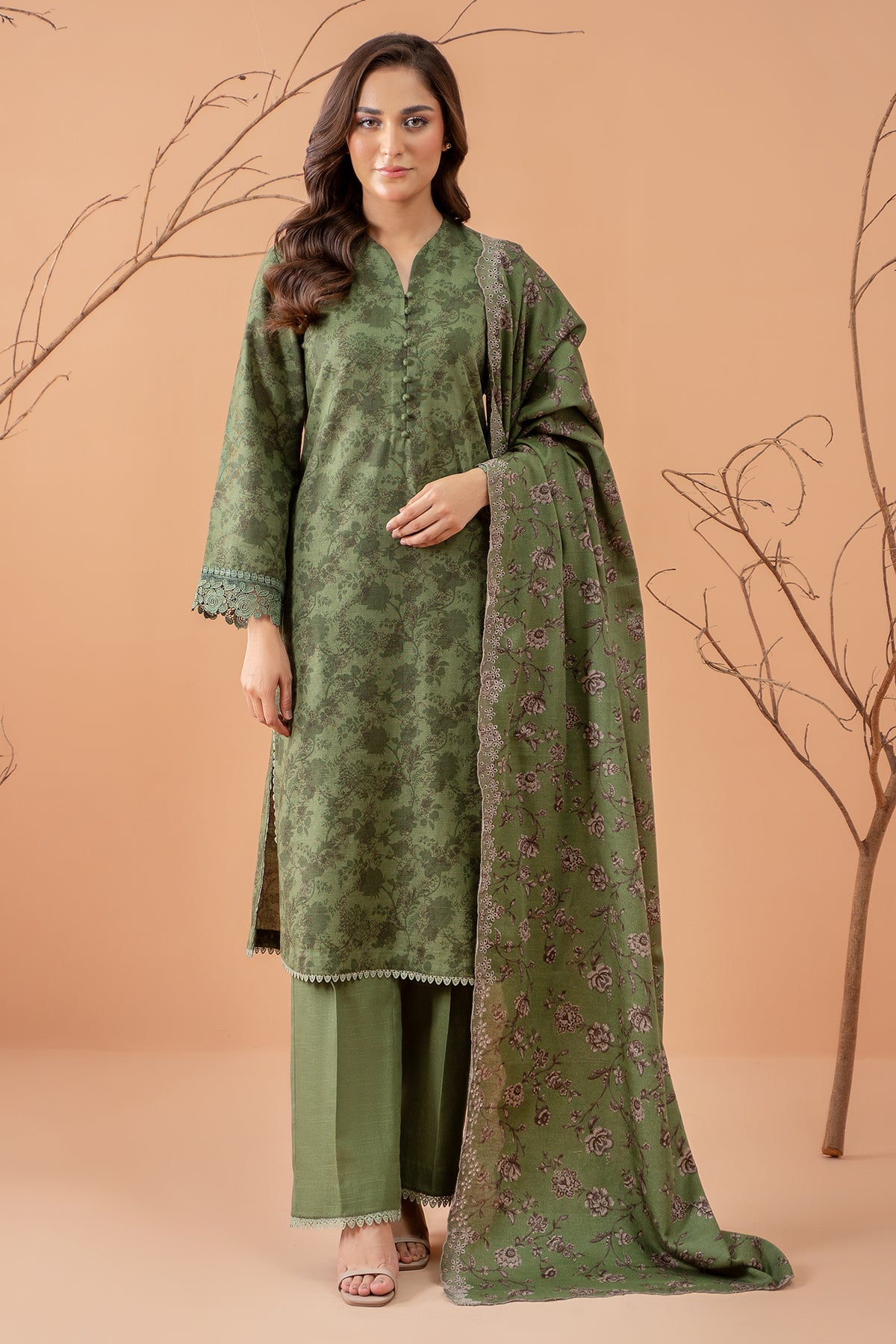 Kayseria | Winter Khaddar 24 | C6070-A by Kayseria - Designer Dress - Type: Ladies Clothes - Available at Libayah - 100% Original