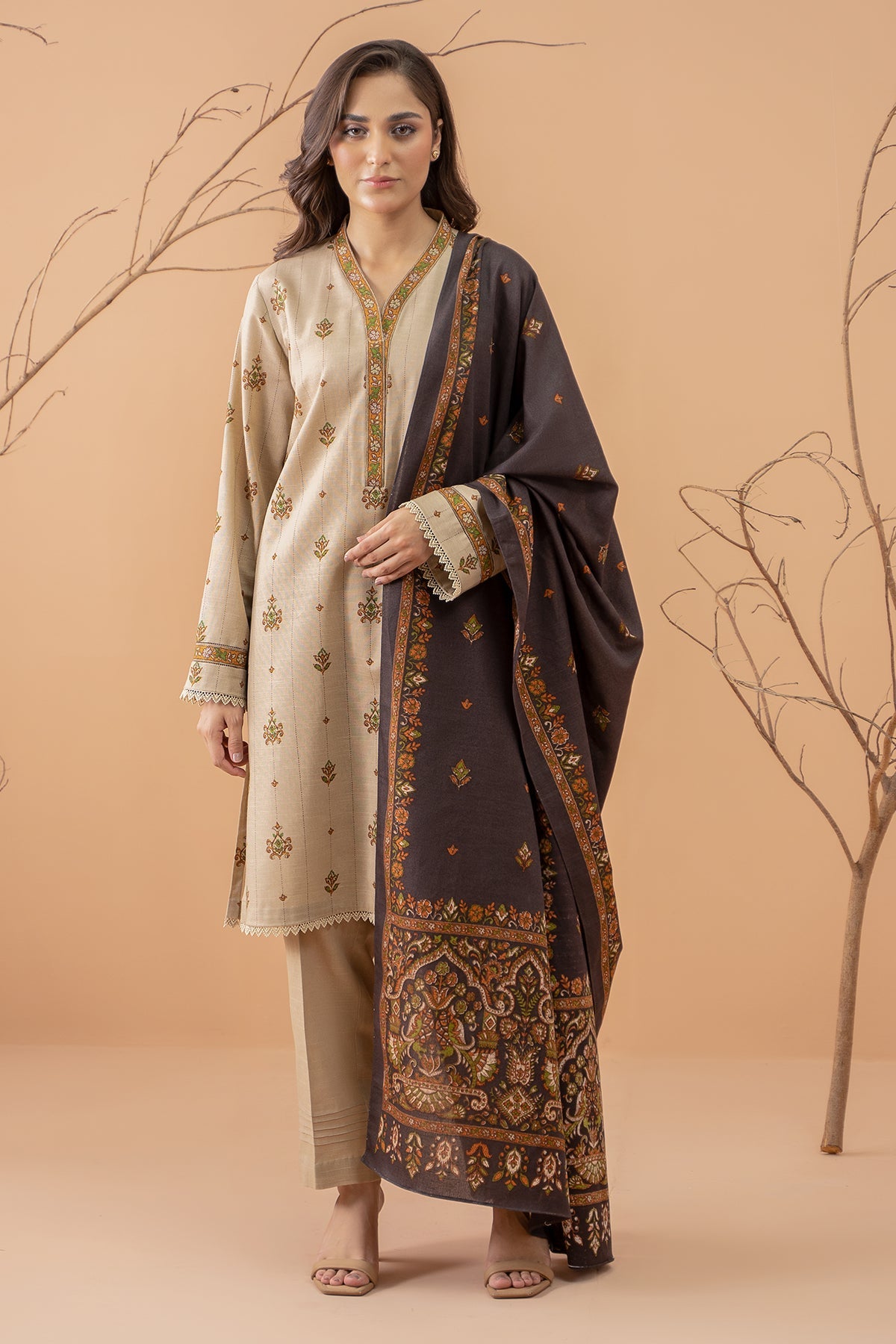 Kayseria | Winter Khaddar 24 | C6071-2 by Kayseria - Designer Dress - Type: Ladies Clothes - Available at Libayah - 100% Original