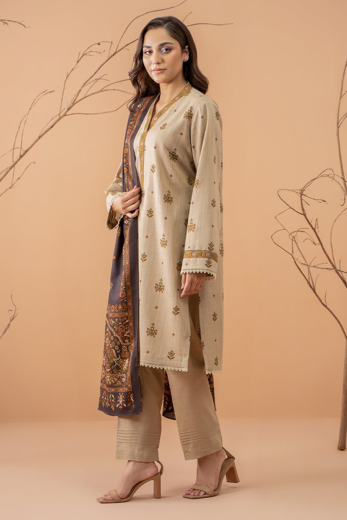 Kayseria | Winter Khaddar 24 | C6071-2 by Kayseria - Designer Dress - Type: Ladies Clothes - Available at Libayah - 100% Original