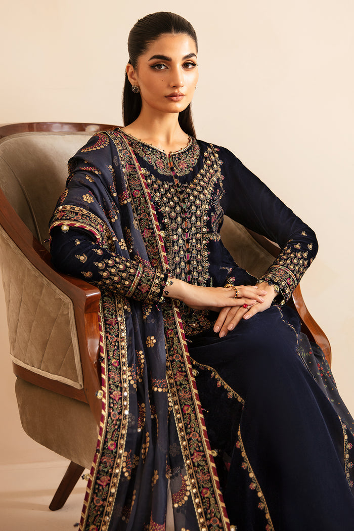 Jazmin | Velvet Edit 24 | VF-2031 by Jazmin - Designer Dress - Type: Ladies Clothes - Available at Libayah - 100% Original