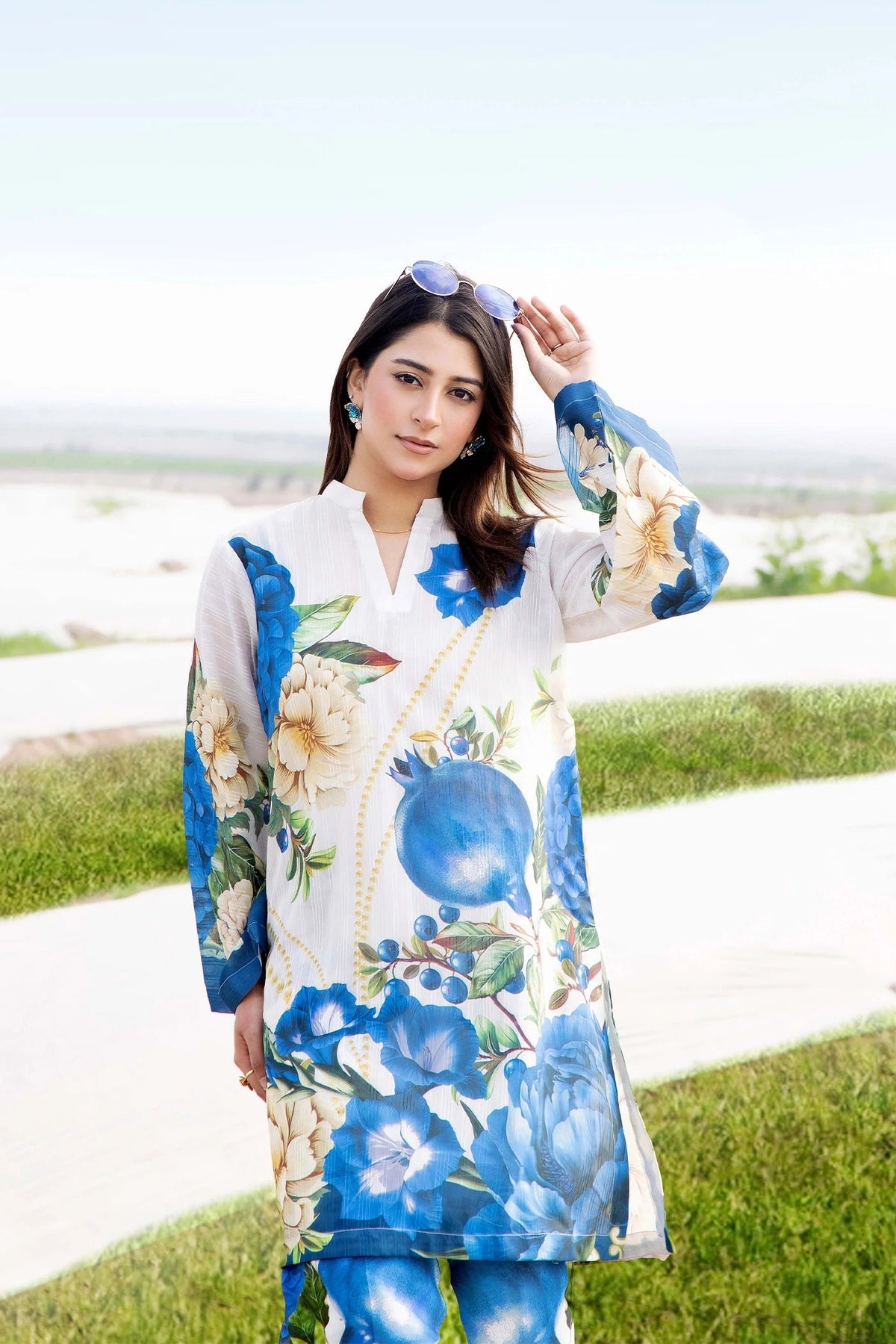 Adans Libas | Embrodiered Co Ord Sets | 4089 by Adans Libas - Designer Dress  - Type : Ladies Clothes - Available at Libayah - 100% Original 