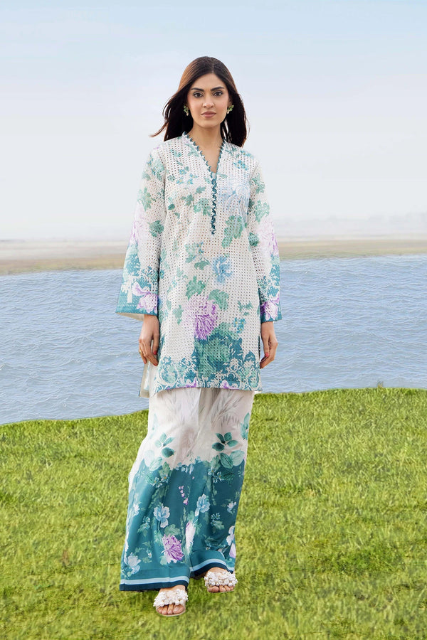 Adans Libas | Embrodiered Co Ord Sets | 4081 by Adans Libas - Designer Dress  - Type : Ladies Clothes - Available at Libayah - 100% Original 