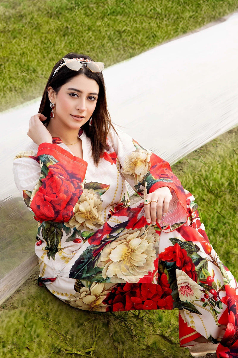 Adans Libas | Embrodiered Co Ord Sets | 4083 by Adans Libas - Designer Dress  - Type : Ladies Clothes - Available at Libayah - 100% Original 