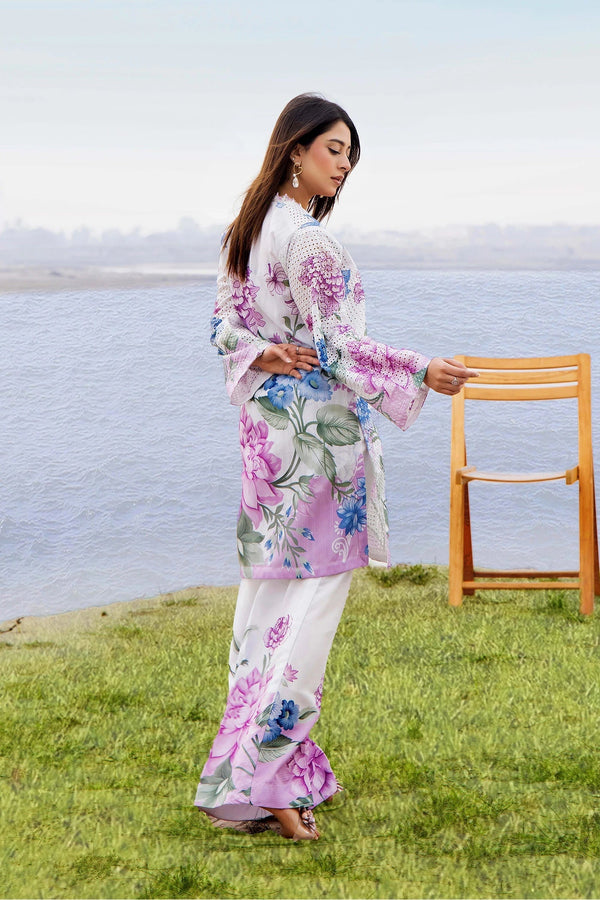 Adans Libas | Embrodiered Co Ord Sets | 4082 by Adans Libas - Designer Dress  - Type : Ladies Clothes - Available at Libayah - 100% Original 