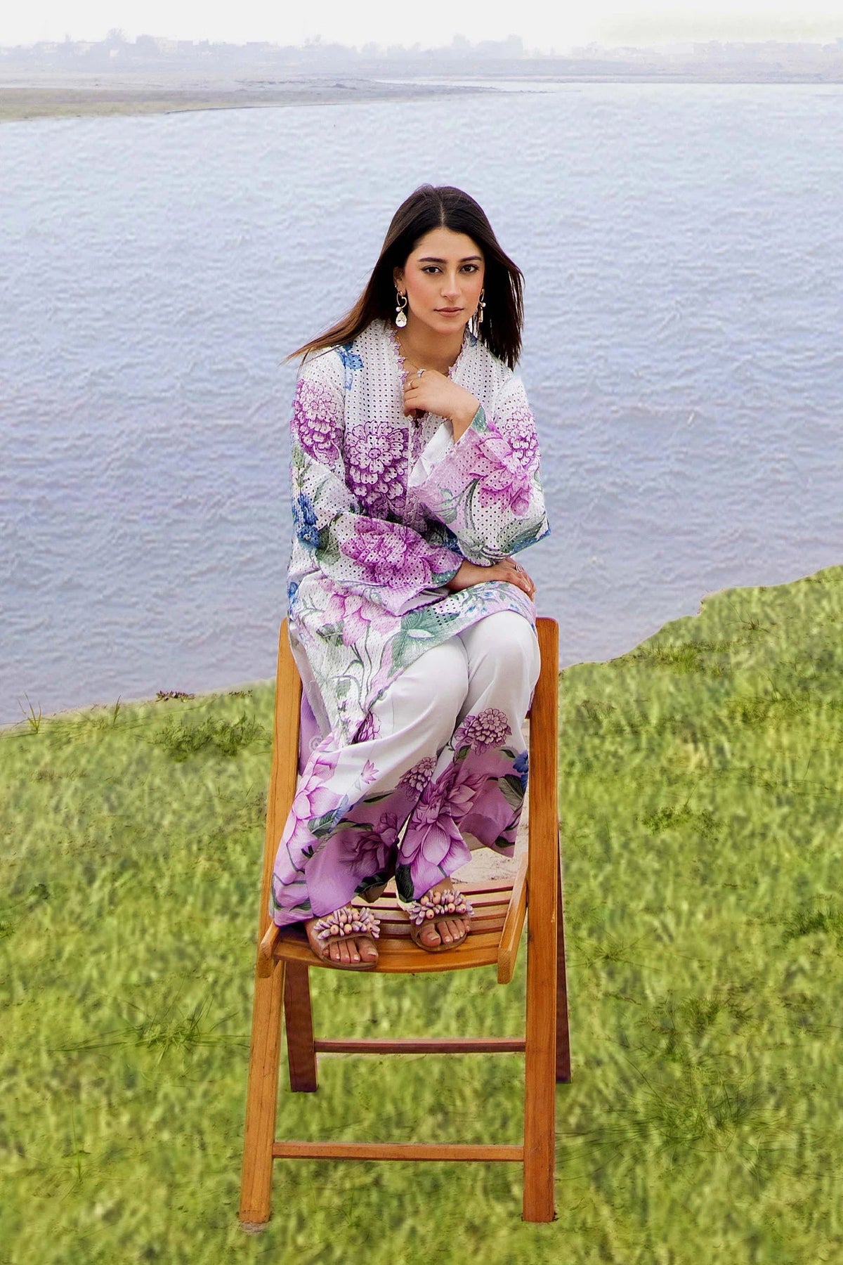 Adans Libas | Embrodiered Co Ord Sets | 4082 by Adans Libas - Designer Dress  - Type : Ladies Clothes - Available at Libayah - 100% Original 