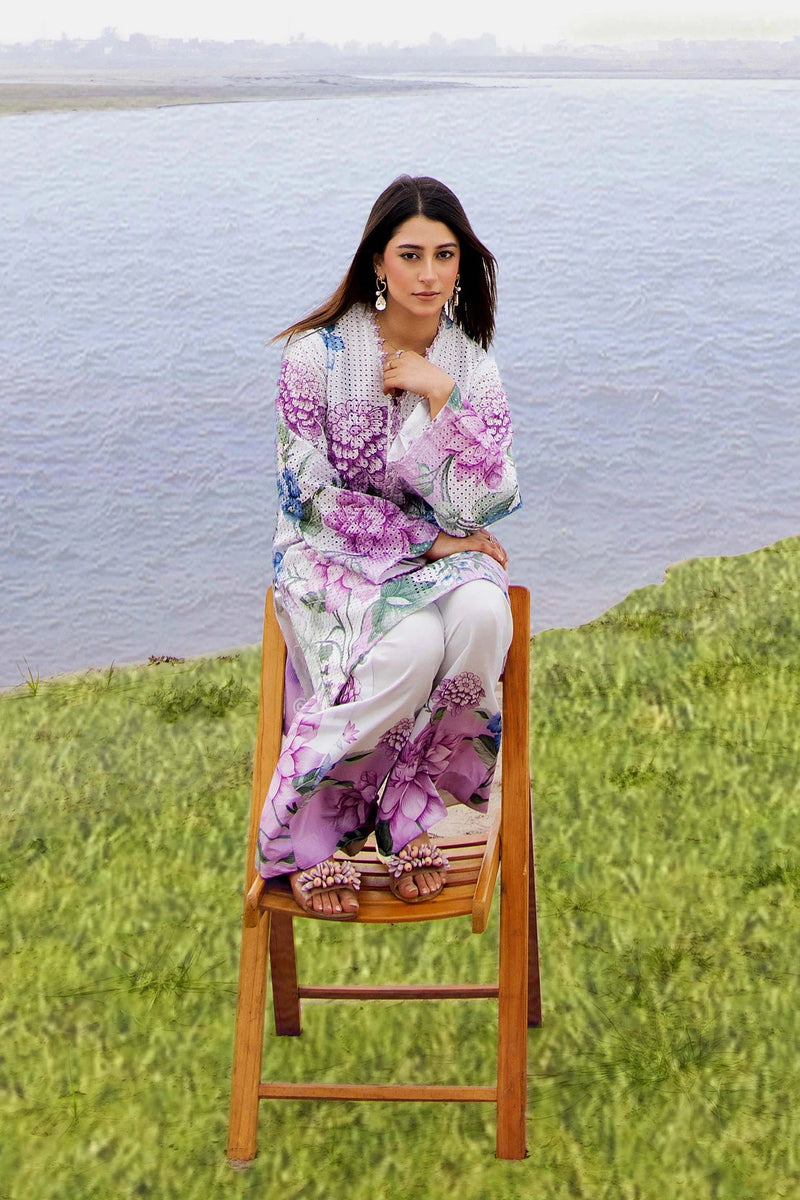 Adans Libas | Embrodiered Co Ord Sets | 4082 by Adans Libas - Designer Dress  - Type : Ladies Clothes - Available at Libayah - 100% Original 