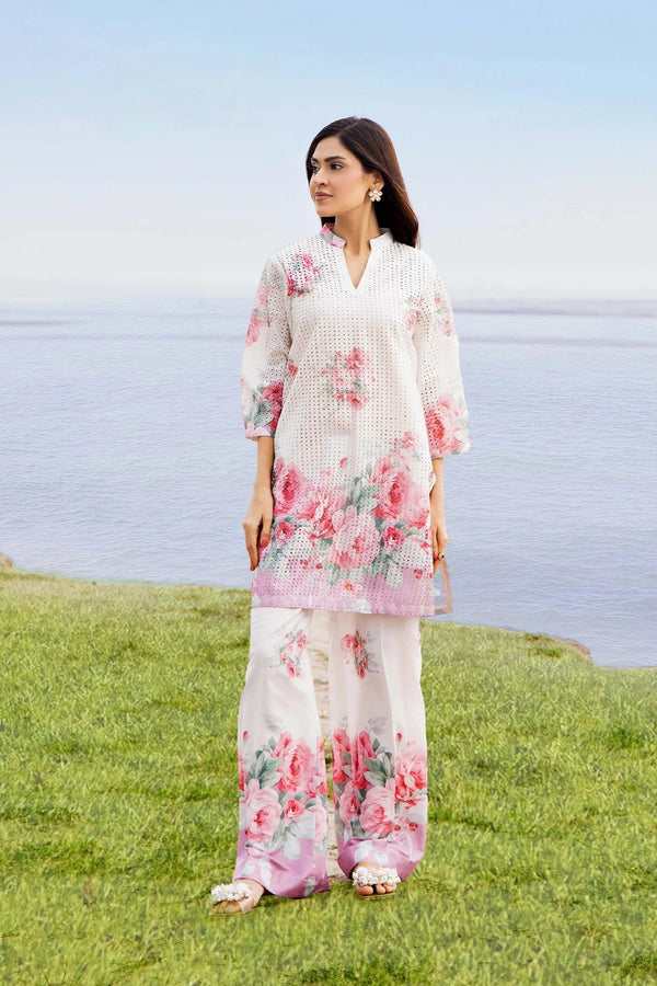 Adans Libas | Embrodiered Co Ord Sets | 4085 by Adans Libas - Designer Dress  - Type : Ladies Clothes - Available at Libayah - 100% Original 