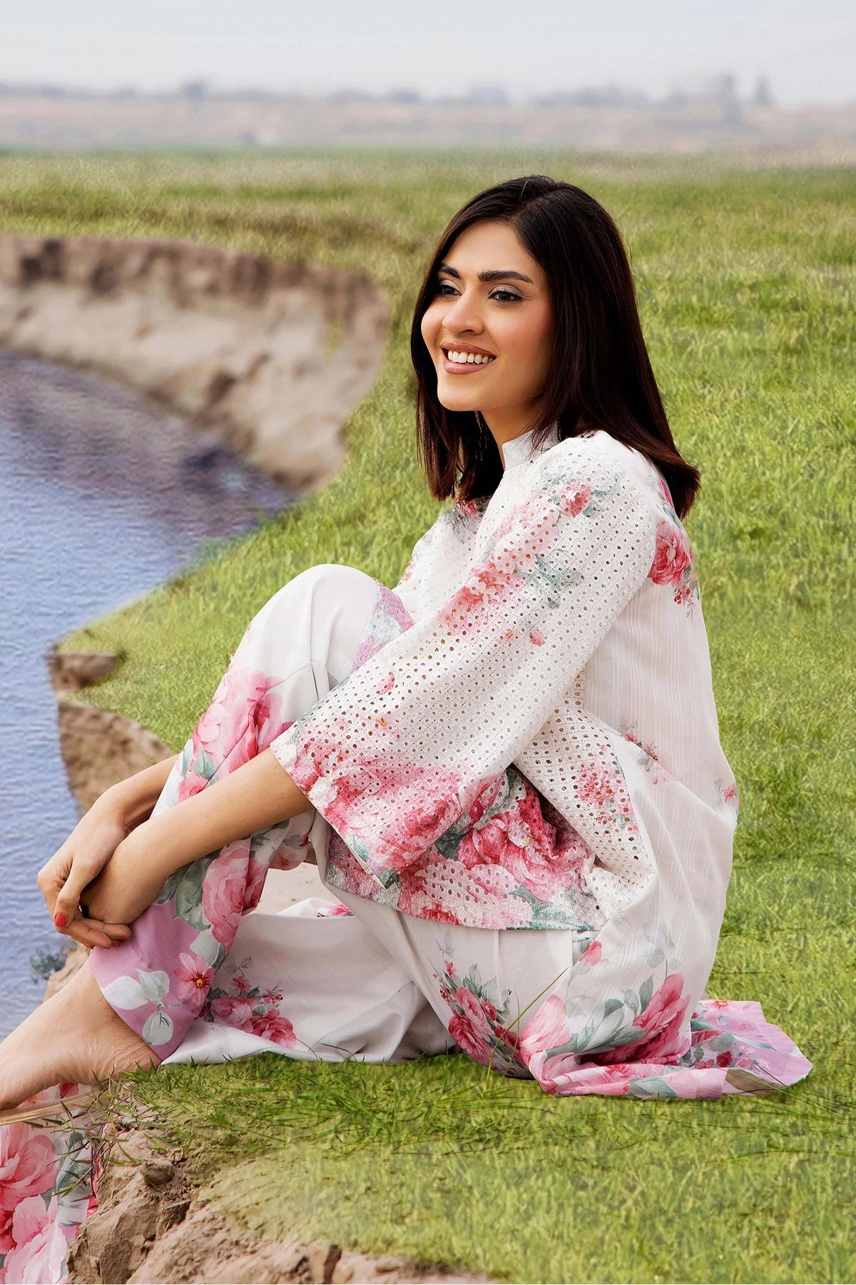 Adans Libas | Embrodiered Co Ord Sets | 4085 by Adans Libas - Designer Dress  - Type : Ladies Clothes - Available at Libayah - 100% Original 