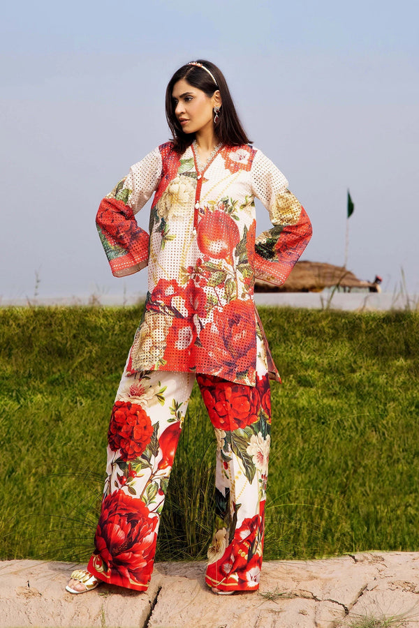 Adans Libas | Embrodiered Co Ord Sets | 4086 by Adans Libas - Designer Dress  - Type : Ladies Clothes - Available at Libayah - 100% Original 