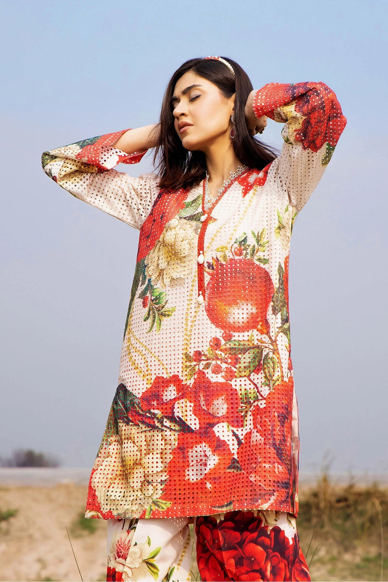 Adans Libas | Embrodiered Co Ord Sets | 4086 by Adans Libas - Designer Dress  - Type : Ladies Clothes - Available at Libayah - 100% Original 