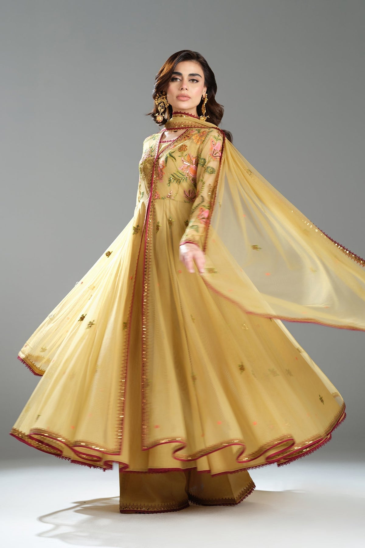 Fahad Hussayn | Pehra Luxury Pret 24 | CASERO by Fahad Hussayn - Designer Dress - Type: Ladies Clothes - Available at Libayah - 100% Original