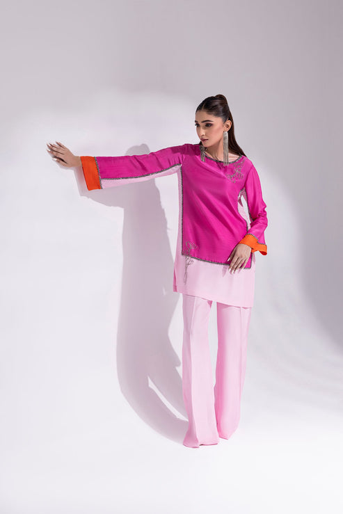Amani | Aira Festive Wear | PINK MELON by Amani - Designer Dress  - Type : Ladies Clothes - Available at Libayah - 100% Original 