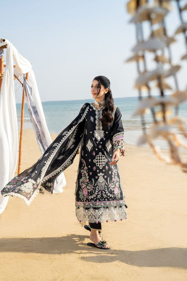 Aabyaan | Saagar Luxury Lawn 25 | TALIA (AS-08) by Aabyaan - Designer Dress - Type: Ladies Clothes - Available at Libayah - 100% Original