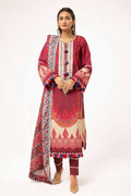 Gul Ahmed | Winter Collection 24 | Cotton Net Dupatta CD-42001 by Gul Ahmed - Designer Dress - Type: Ladies Clothes - Available at Libayah - 100% Original
