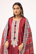 Gul Ahmed | Winter Collection 24 | Cotton Net Dupatta CD-42001 by Gul Ahmed - Designer Dress - Type: Ladies Clothes - Available at Libayah - 100% Original