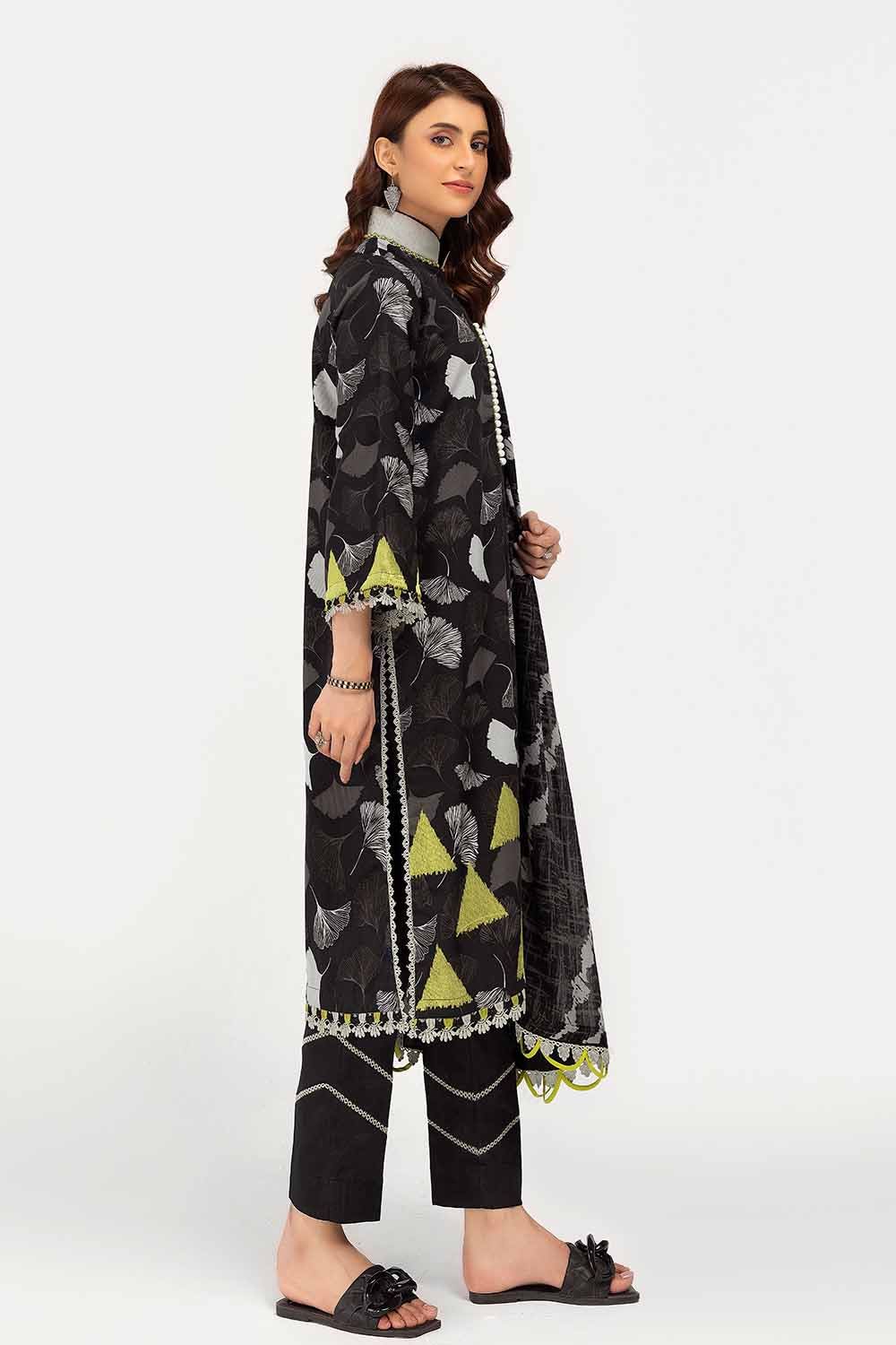 Gul Ahmed | Winter Collection 24 | Cotton Net Dupatta CD-42007 by Gul Ahmed - Designer Dress - Type: Ladies Clothes - Available at Libayah - 100% Original