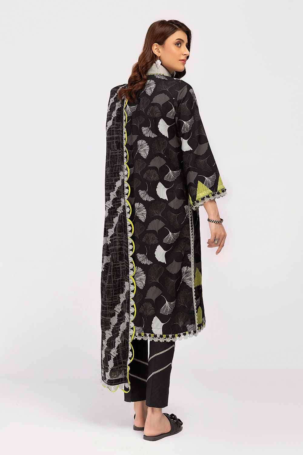 Gul Ahmed | Winter Collection 24 | Cotton Net Dupatta CD-42007 by Gul Ahmed - Designer Dress - Type: Ladies Clothes - Available at Libayah - 100% Original