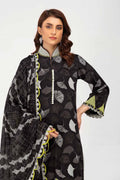 Gul Ahmed | Winter Collection 24 | Cotton Net Dupatta CD-42007 by Gul Ahmed - Designer Dress - Type: Ladies Clothes - Available at Libayah - 100% Original