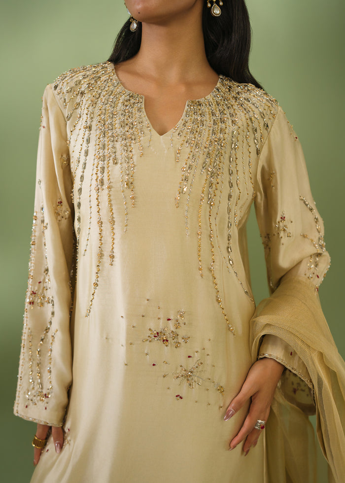 Jeem | Celestial Luxe Formals | CELESTIAL GOLD by Jeem - Designer Dress  - Type : Ladies Clothes - Available at Libayah - 100% Original 