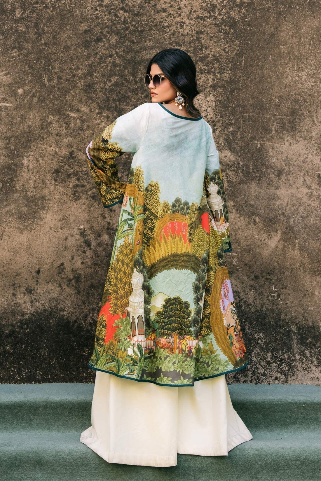 Fahad Hussayn | Lawn Banger | Chagatai by Fahad Hussayn - Designer Dress - Type: Ladies Clothes - Available at Libayah - 100% Original
