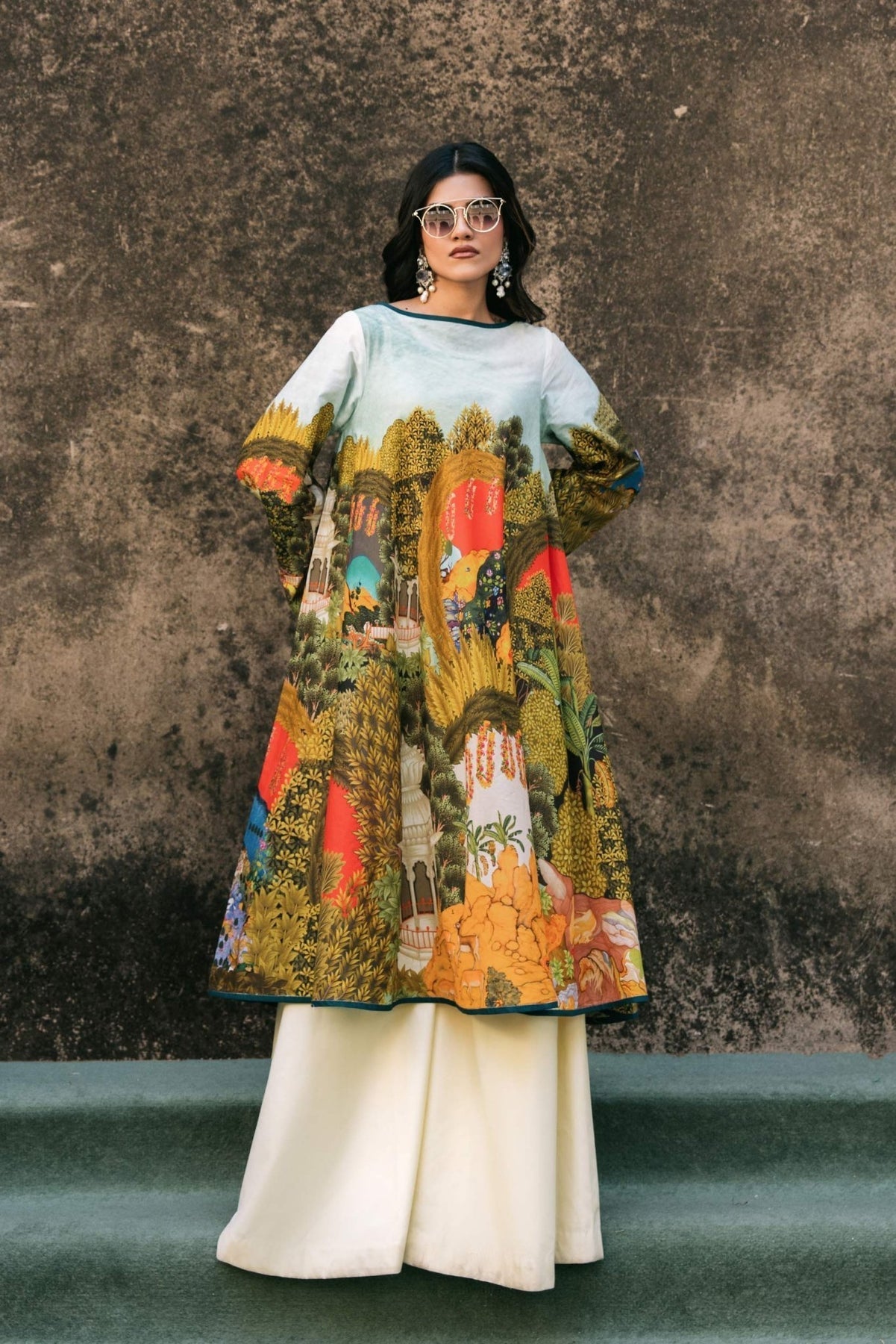 Fahad Hussayn | Lawn Banger | Chagatai by Fahad Hussayn - Designer Dress - Type: Ladies Clothes - Available at Libayah - 100% Original