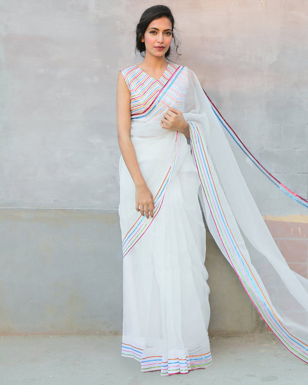 Zar | Formals Wear | White by Zar - Designer Dress - Type: Ladies Clothes - Available at Libayah - 100% Original