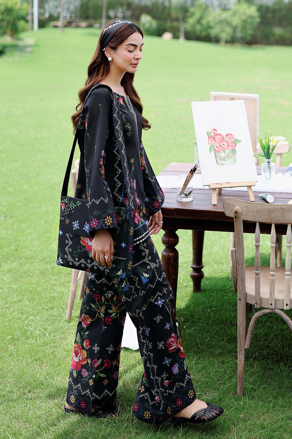 Afsanah |The Print Edit | AP-301 by Afsanah - Designer Dress  - Type : Ladies Clothes - Available at Libayah - 100% Original 