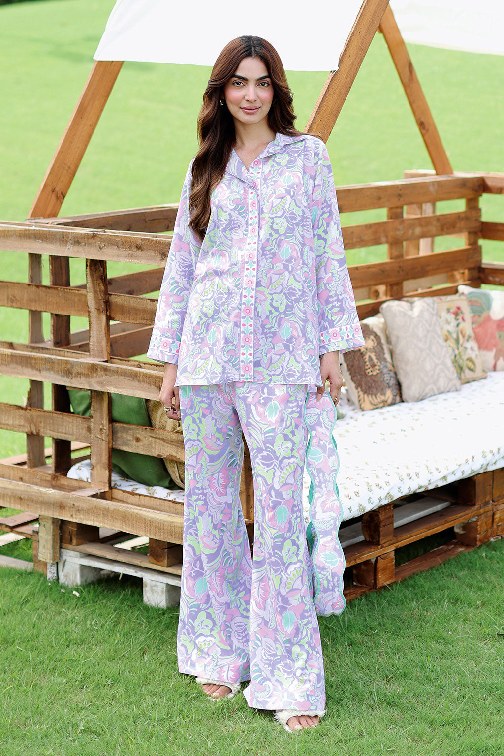 Afsanah |The Print Edit | AP-303 by Afsanah - Designer Dress  - Type : Ladies Clothes - Available at Libayah - 100% Original 