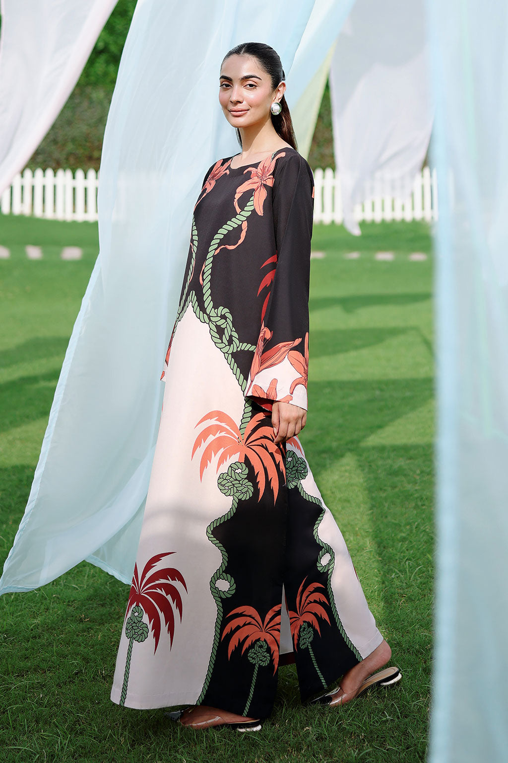 Afsanah | The Print Edit | AP-307 by Afsanah - Designer Dress  - Type : Ladies Clothes - Available at Libayah - 100% Original 