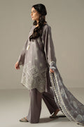 Cross Stitch | Chikankari Lawn 25 | WHISPER ASH by Cross Stitch - Designer Dress - Type: Ladies Clothes - Available at Libayah - 100% Original