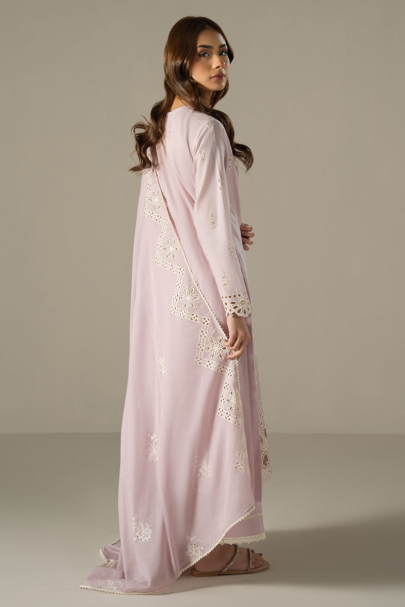 Cross Stitch | Chikankari Lawn 25 | LILAC BLOOM by Cross Stitch - Designer Dress - Type: Ladies Clothes - Available at Libayah - 100% Original
