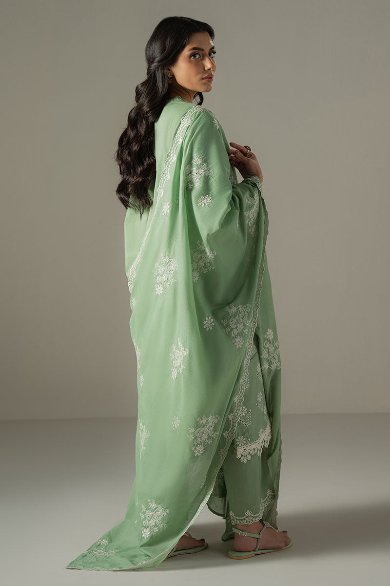 Cross Stitch | Chikankari Lawn 25 | SAGE GARDEN by Cross Stitch - Designer Dress - Type: Ladies Clothes - Available at Libayah - 100% Original