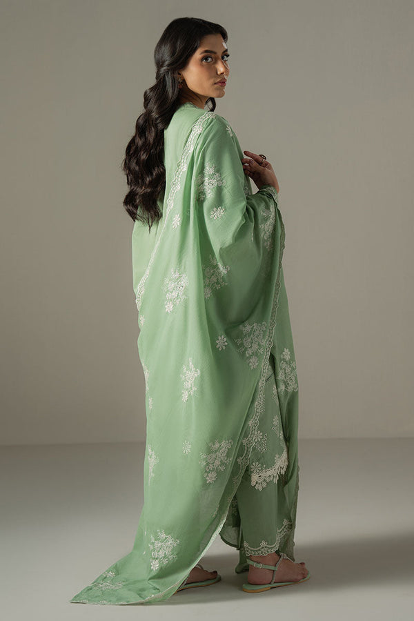 Cross Stitch | Chikankari Lawn 25 | SAGE GARDEN by Cross Stitch - Designer Dress - Type: Ladies Clothes - Available at Libayah - 100% Original