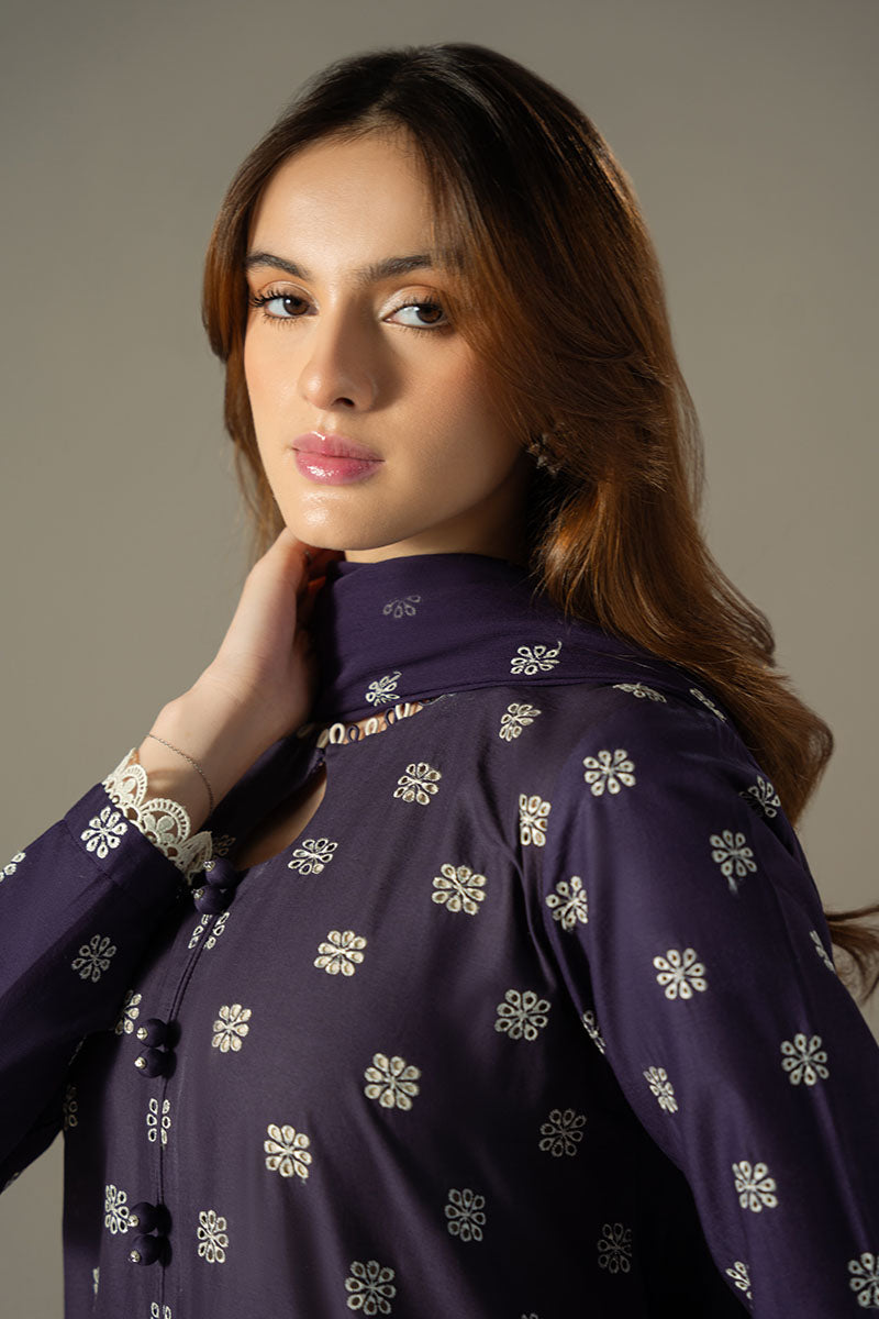 Cross Stitch | Chikankari Lawn 25 | INDIGO ROYAL by Cross Stitch - Designer Dress - Type: Ladies Clothes - Available at Libayah - 100% Original