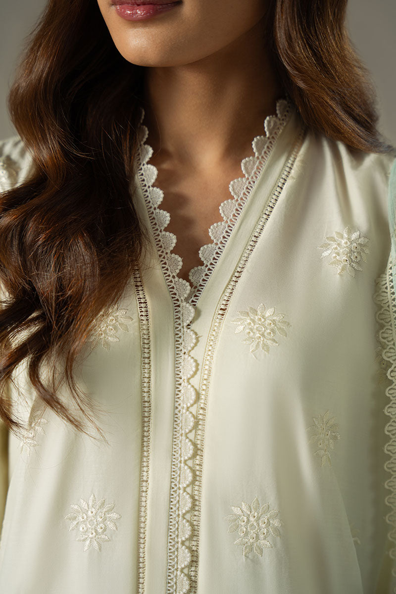 Cross Stitch | Chikankari Lawn 25 | FLORAL MELODY by Cross Stitch - Designer Dress - Type: Ladies Clothes - Available at Libayah - 100% Original