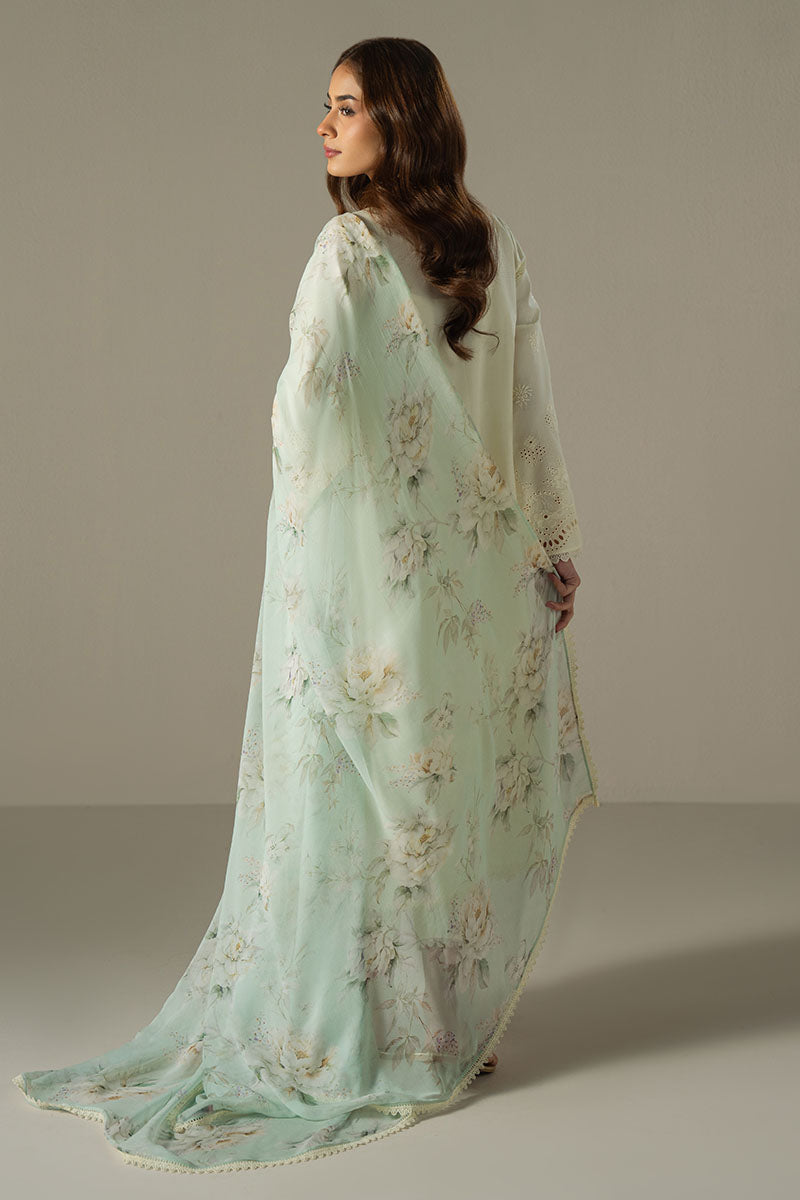 Cross Stitch | Chikankari Lawn 25 | FLORAL MELODY by Cross Stitch - Designer Dress - Type: Ladies Clothes - Available at Libayah - 100% Original