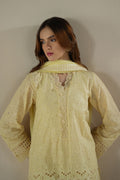 Cross Stitch | Chikankari Lawn 25 | LEMON ZEST by Cross Stitch - Designer Dress - Type: Ladies Clothes - Available at Libayah - 100% Original