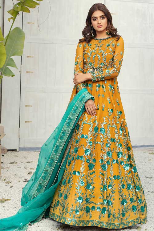 Waqas Shah | Malika E Jahan | Chand r Mukhi by Waqas Shah - Designer Dress - Type: Ladies Clothes - Available at Libayah - 100% Original