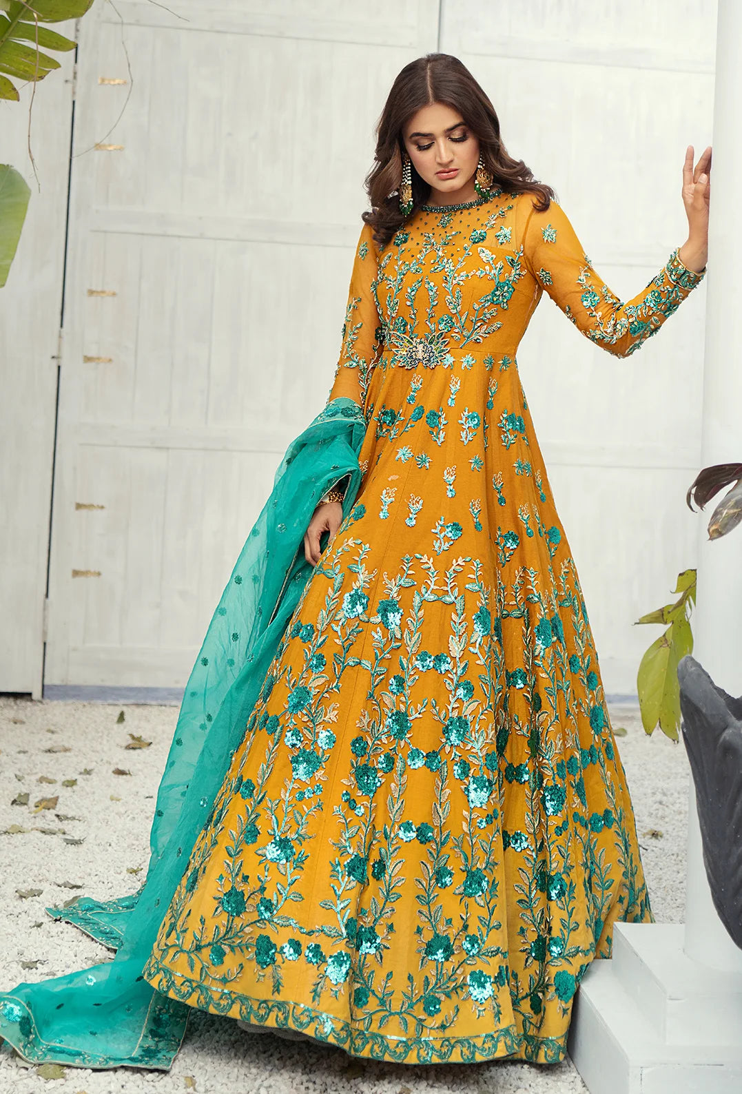 Waqas Shah | Malika E Jahan | Chand r Mukhi by Waqas Shah - Designer Dress - Type: Ladies Clothes - Available at Libayah - 100% Original