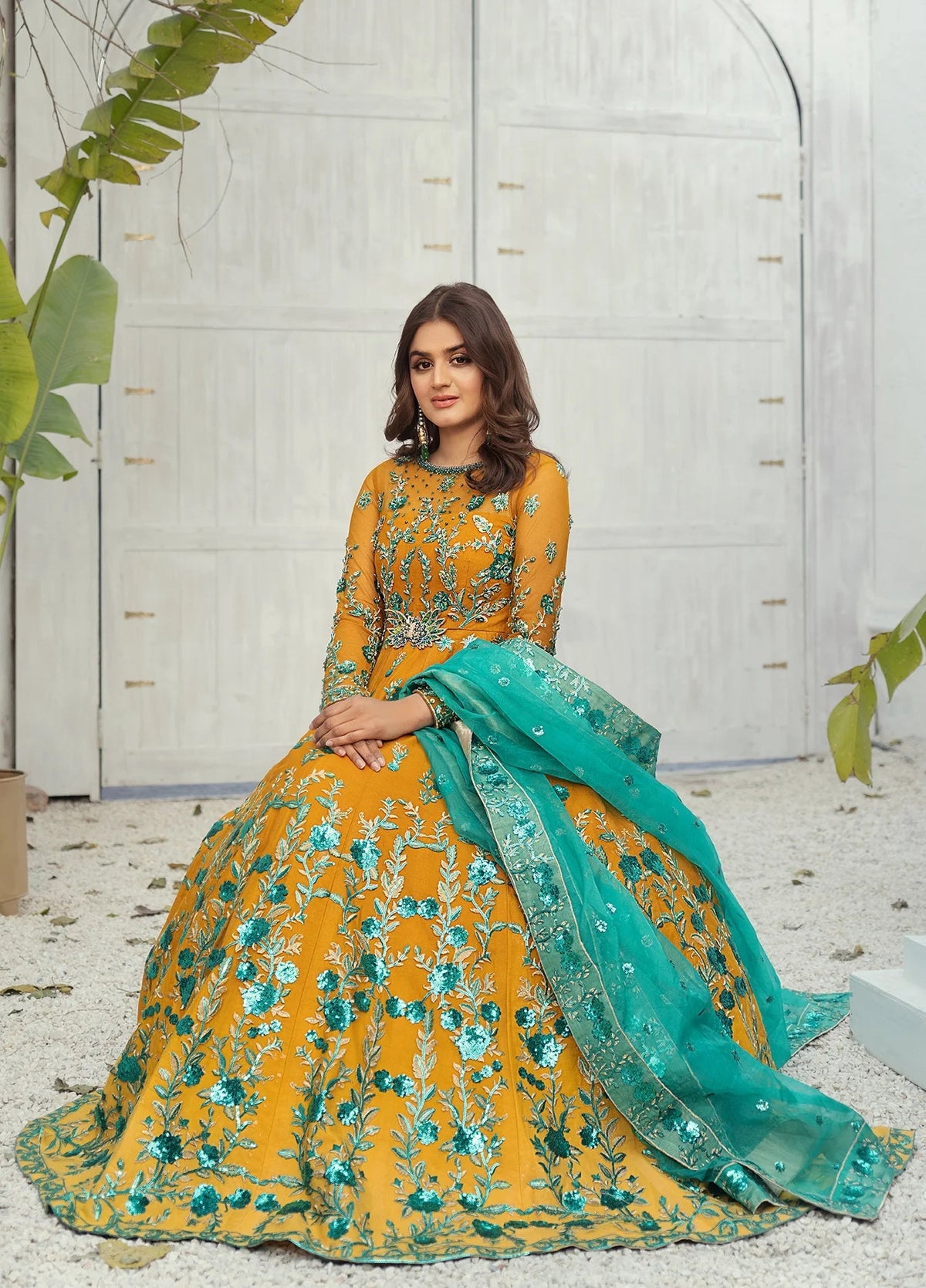Waqas Shah | Malika E Jahan | Chand r Mukhi by Waqas Shah - Designer Dress - Type: Ladies Clothes - Available at Libayah - 100% Original