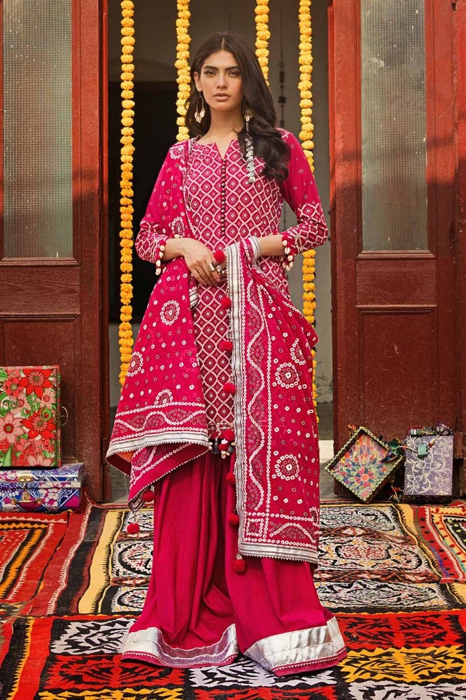Gul Ahmed | Chunri Collection | CL-42008 B by Gul Ahmed - Designer Dress - Type: Ladies Clothes - Available at Libayah - 100% Original