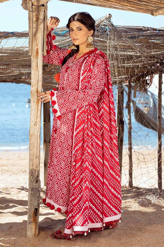 Gul Ahmed | Chunri Collection | CL-42010 A by Gul Ahmed - Designer Dress - Type: Ladies Clothes - Available at Libayah - 100% Original