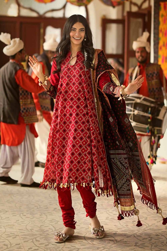 Gul Ahmed | Chunri Collection | CL-42032 B by Gul Ahmed - Designer Dress - Type: Ladies Clothes - Available at Libayah - 100% Original