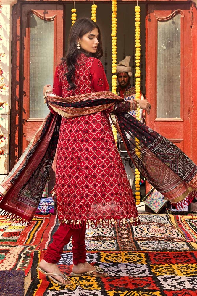 Gul Ahmed | Chunri Collection | CL-42032 B by Gul Ahmed - Designer Dress - Type: Ladies Clothes - Available at Libayah - 100% Original