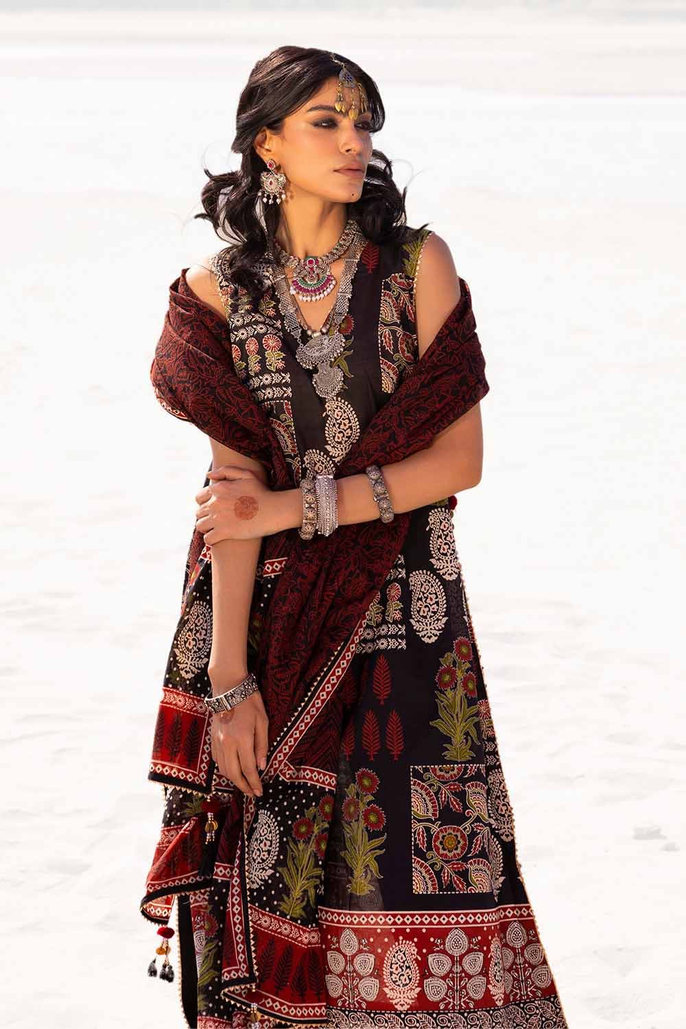 Gul Ahmed | Ajrak Kahani | CL-42246 by Gul Ahmed - Designer Dress - Type: Ladies Clothes - Available at Libayah - 100% Original