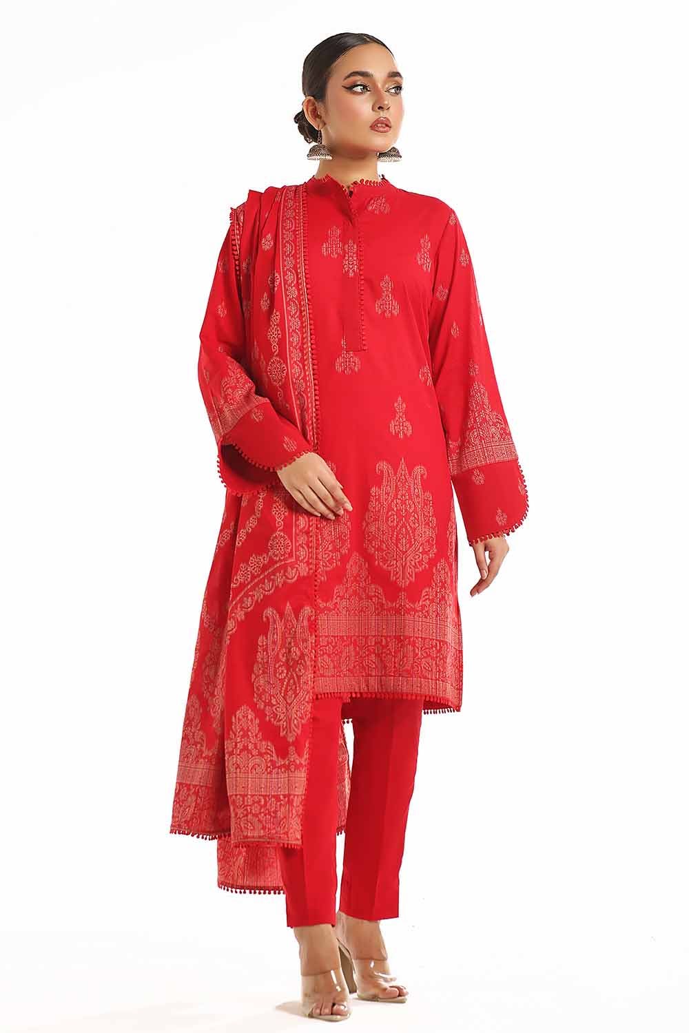 Gul Ahmed | Special Jacquard Collection | CLF-42020 B by Gul Ahmed - Designer Dress - Type: Ladies Clothes - Available at Libayah - 100% Original