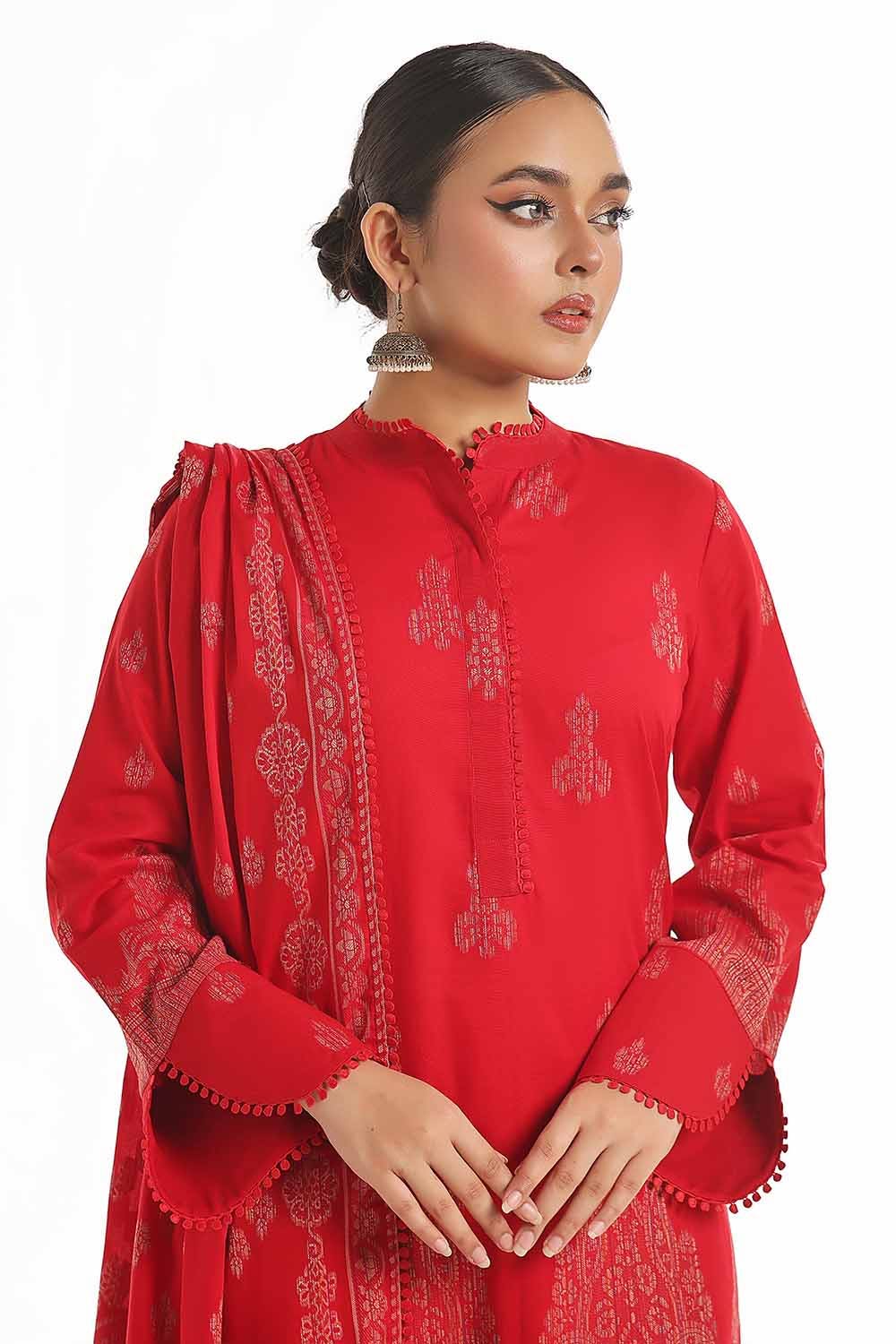 Gul Ahmed | Special Jacquard Collection | CLF-42020 B by Gul Ahmed - Designer Dress - Type: Ladies Clothes - Available at Libayah - 100% Original