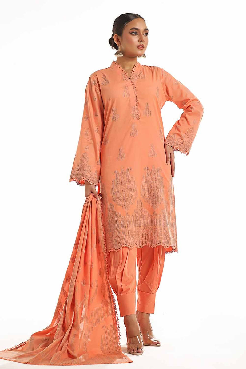 Gul Ahmed | Special Jacquard Collection | CLF-42020 C by Gul Ahmed - Designer Dress - Type: Ladies Clothes - Available at Libayah - 100% Original