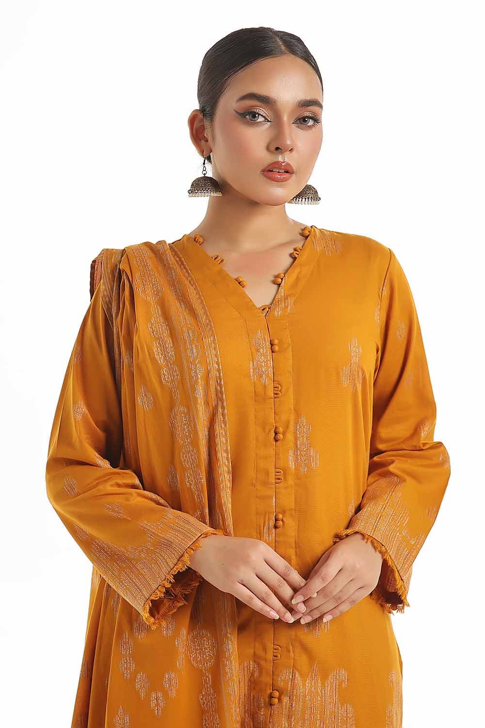 Gul Ahmed | Special Jacquard Collection | CLF-42020 F by Gul Ahmed - Designer Dress - Type: Ladies Clothes - Available at Libayah - 100% Original